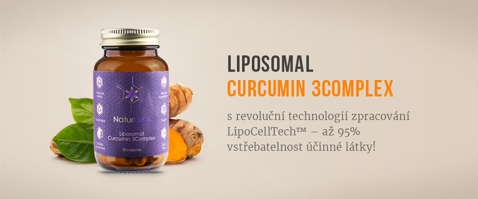 Kurkumin 3Complex v liposomální formě od českého výrobce Naturlabs